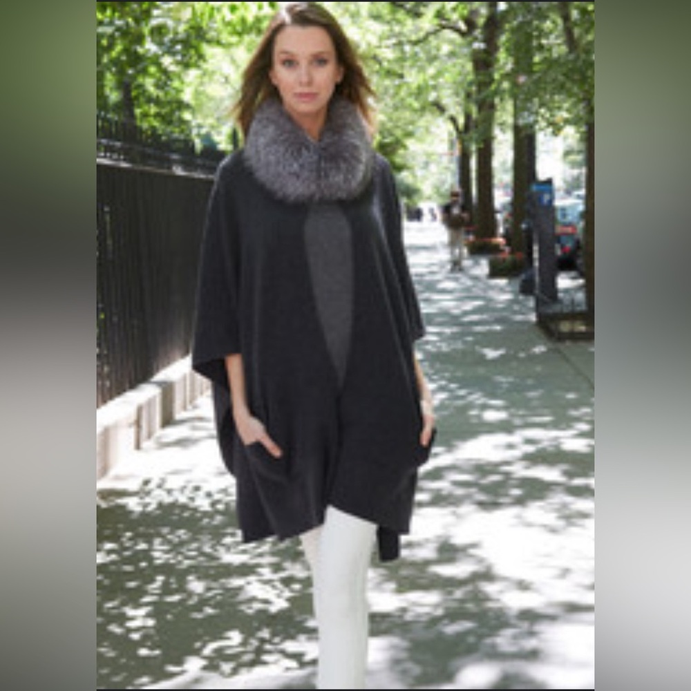 Sofia Cashmere Cape - image 6
